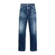 Dsquared2 Straight Jeans Blue, Dam