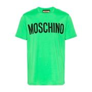 Moschino T-Shirts Green, Herr