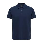 Only & Sons Polo Shirts Blue, Herr