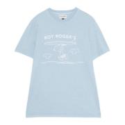 Roy Roger's Clear Blue T-shirts och Polos Blue, Herr