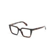 Off White Brun Optisk Ram Stilfullt Vardagsanvändning Brown, Unisex