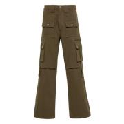 Rhude Wide Trousers Green, Herr