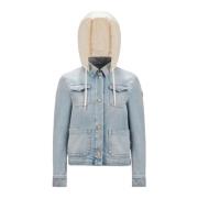 Moncler Denim Jacka Blue, Dam