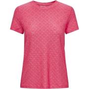 Jacqueline de Yong T-Shirts Pink, Dam
