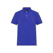 Peuterey Polo Shirts Blue, Herr