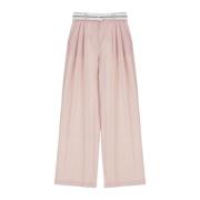 Imperial Wide Trousers Pink, Dam