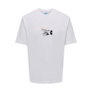 Only & Sons Casual Bomull T-shirt White, Herr