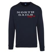 North Sails Sweatshirts Blue, Herr