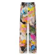 Stine Goya Wide Trousers Multicolor, Dam
