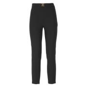 Elisabetta Franchi Slim-fit Trousers Black, Dam