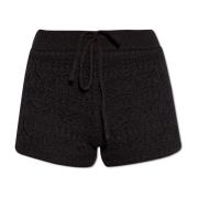 IRO Loreen virkade shorts Black, Dam
