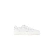 Philippe Model Nice LOW Vita Läder Sneakers White, Herr