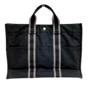 Hermès Vintage Pre-owned Canvas handvskor Black, Dam