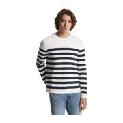 Michael Kors Mariner Stripe Crew Neck Sweater Multicolor, Herr