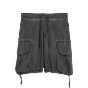 A Paper Kid Casual Shorts Black, Dam