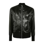 Sapio Leather Jackets Black, Herr