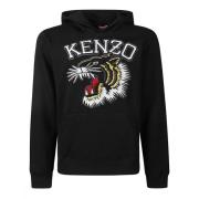 Kenzo Tiger Varsity Hoodie Black, Herr