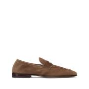 Brunello Cucinelli Bruna Platta Skor Elegant Stil Brown, Herr