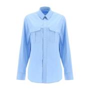 Wardrobe.nyc Blouses Shirts Blue, Dam
