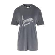 Anine Bing T-Shirts Gray, Dam