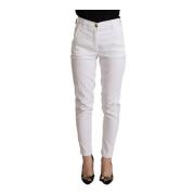 Jacob Cohën Slim-fit Trousers White, Dam