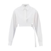 Alaïa Blouses Shirts White, Dam