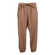 Dolce & Gabbana Solida Herr Sweatpants Byxor, Persika, Tillverkad i It...