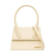 Jacquemus Le Grand Chiquito Ivory Toteväska Beige, Dam