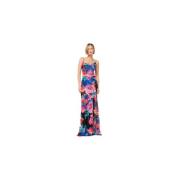 Mar De Margaritas Feminin Fn23 Abito Maxi Klänning Multicolor, Dam