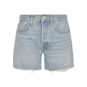 Agolde Denim Shorts Blue, Dam