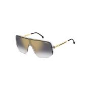 Carrera Grå kristall solglasögon med guld spegel Gray, Unisex