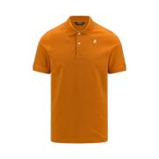 K-Way Polo Shirts Orange, Herr