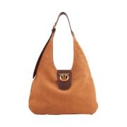 Pinko Tote Bags Brown, Dam