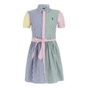 Polo Ralph Lauren Randig skjortklänning för flickor Multicolor, Dam