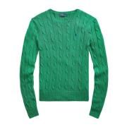 Polo Ralph Lauren Round-neck Knitwear Green, Dam