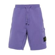 Stone Island Casual Shorts Purple, Herr