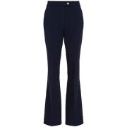 Tommy Hilfiger Wide Trousers Blue, Dam