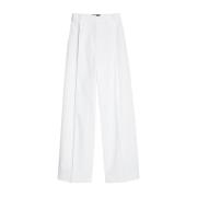 Tommy Hilfiger Wide Trousers White, Dam