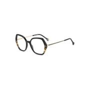 Carolina Herrera Svart Havana Ram Glasögon Brown, Unisex