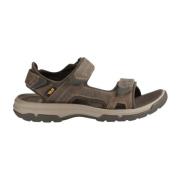 Teva Flat Sandals Brown, Herr