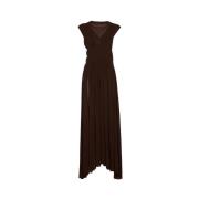 Philosophy di Lorenzo Serafini Maxi Dresses Brown, Dam