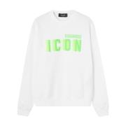 Dsquared2 Sweatshirts White, Herr