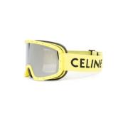 Celine Gula Ski Goggles med Tillbehör Yellow, Unisex