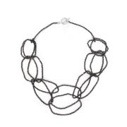 Le Tricot Perugia Necklaces Gray, Dam