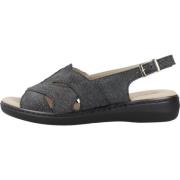 Pitillos Stiliga Platta Sandaler Black, Dam