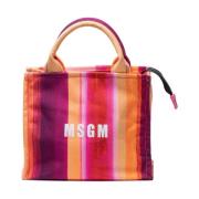 Msgm Tote Bags Multicolor, Dam