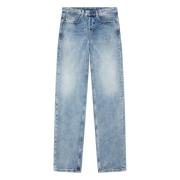 Diesel Straight Jeans - D-Macro Blue, Herr