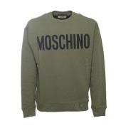 Moschino Round-neck Knitwear Green, Herr