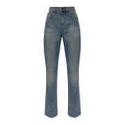 Victoria Beckham Jeans med raka ben Blue, Dam