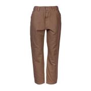 Mauro Grifoni Straight Trousers Brown, Herr